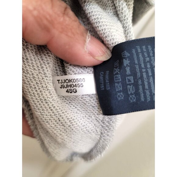 Tommy Hilfiger Women Aztec Patterned Crewneck Embroidery Sweatshirt Grey & Red S - Picture 11 of 11